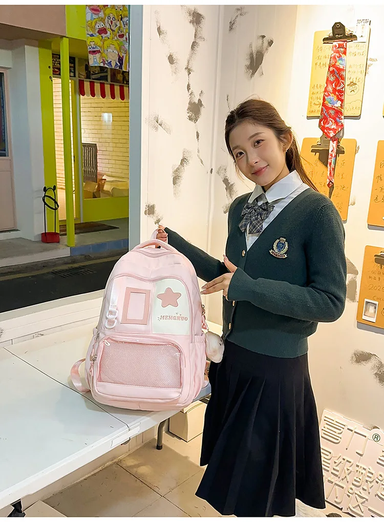 Kawaii Starry Preppy Harajuku Ita Backpack