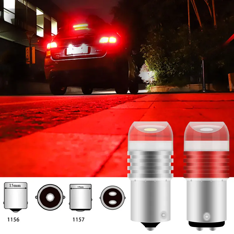 

1PCS 1156 1157 T20 7440 7443 3156 3157 Car LED Signal Backup Lighting Red Flash Strobe Parking Reverse Bulb Turn Tail Flashing