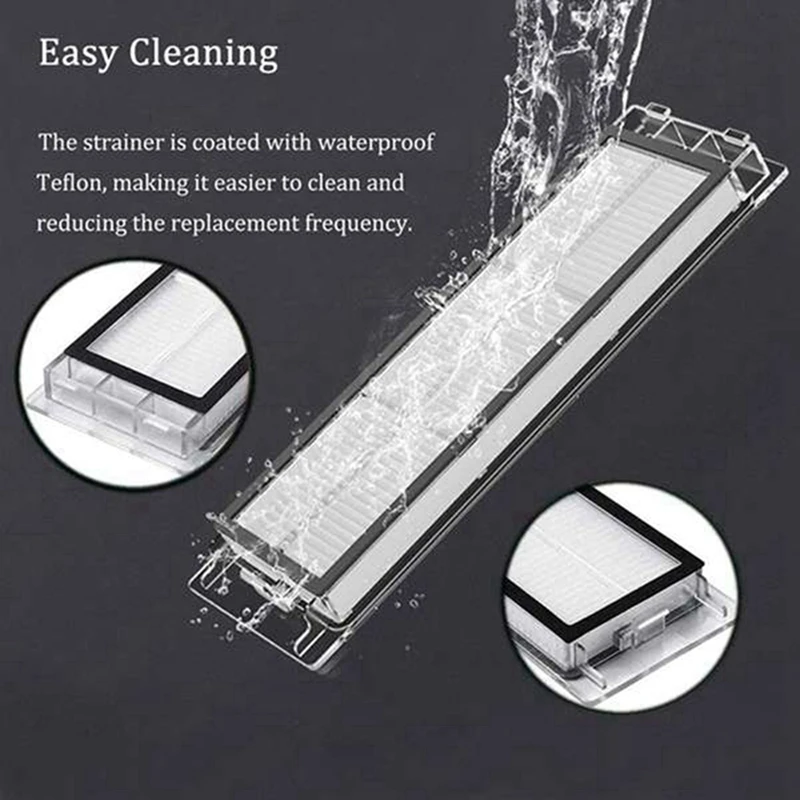 2 Set Panni Mop di Ricambio Stracci Spazzola Principale Filtro HEPA Per Xiaomi Roborock S5 MAX S6 Pure S6 Maxv S4 S5 S50 Parti