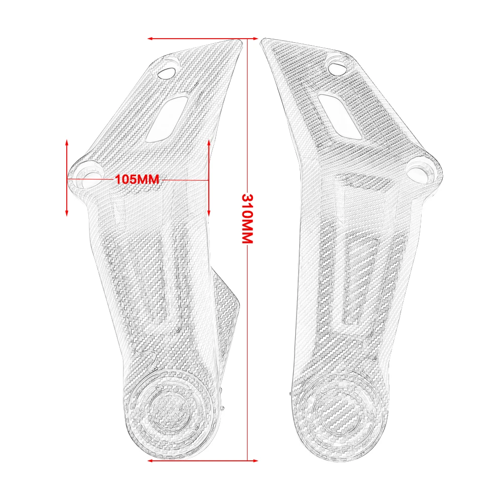Fit for Yamaha MT07 FZ07 MT-07 2021 2020 2023 Motorcycle Accessories Frame Cover Protection Panels Engine Trim Fairing Cowling