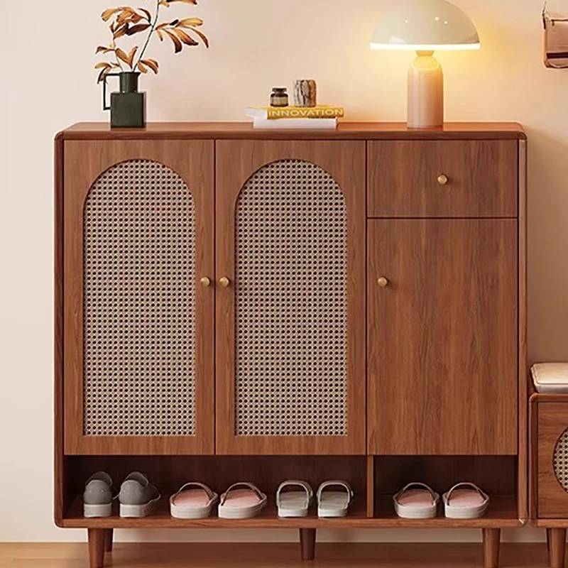 

Luxury Slim Design Shoe Cabinet Space-Saving Large Capacity Shoe Cabinet Open Cheap Entrance Zapatero Mueble Storage Furniture