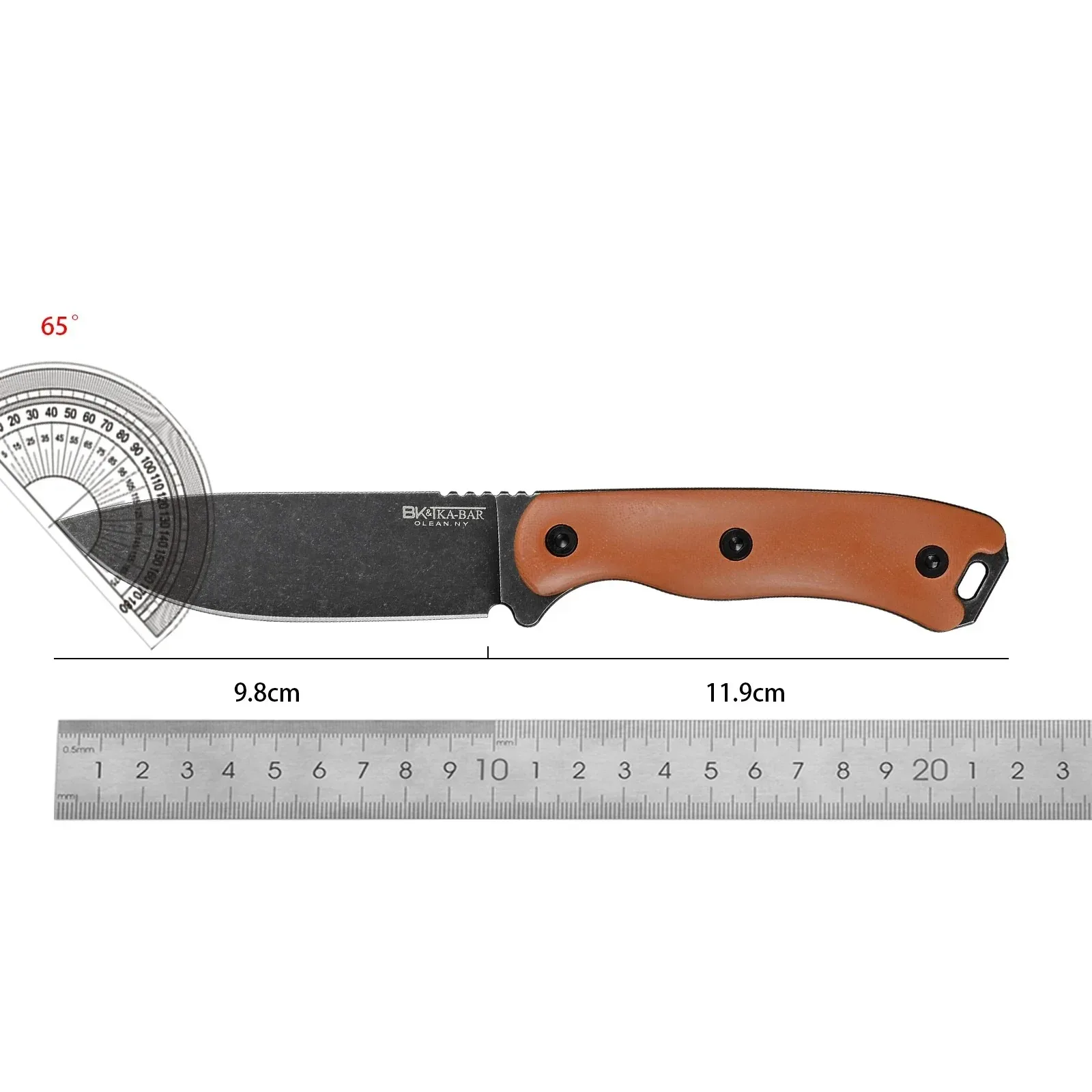 Multi-purpose outdoor straight knife, portable EDC pocket knife with scabbard, camping multi-purpose survival cutting knife