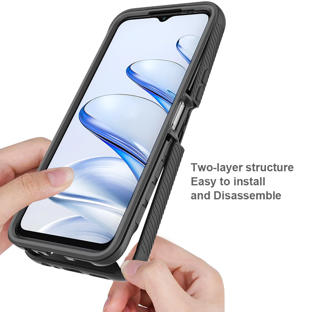 Clear Case for Huawei Honor X6 Luxury Bumper Front PC Frame Transparent Soft Edges Phone Cover HonorX6 VNE-LX1 VNE-LX2 VNE-LX3