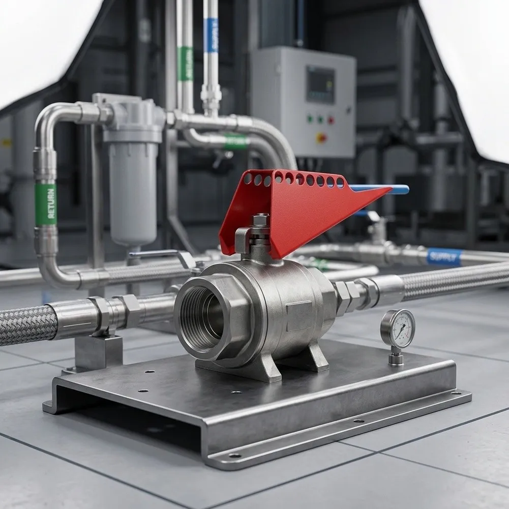 LBV-01 Adjustable Lock for Ball Valves For DN50-DN200 with Steel Build and Consistent Performance in Tough Conditions