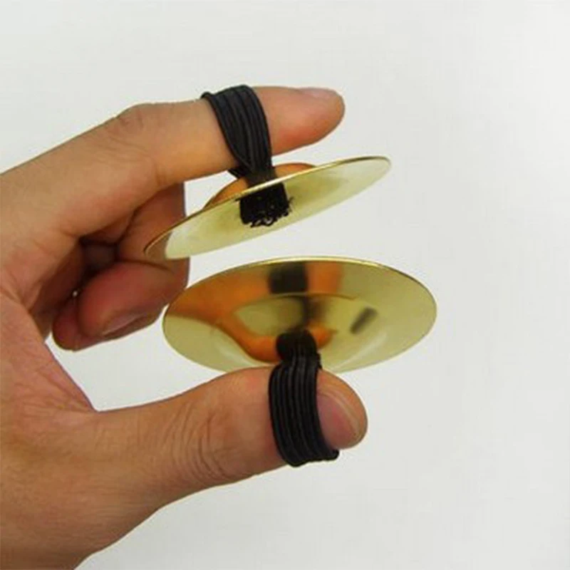 Picture 6: 2pcs/pair Finger Cymbals Belly Dance Finger Bowls For Orff Percussion Instruments