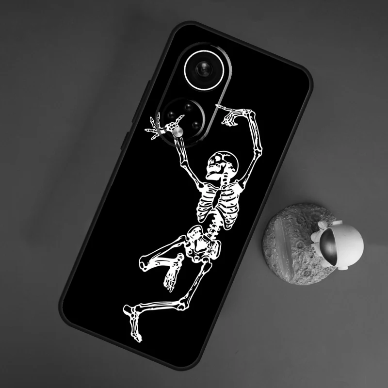 Gothic Fashion Skull For Huawei Honor Magic 5 Lite 70 50 X8 X9 a P20 P30 P40 P50 P60 Pro P Smart Nova 9 5T Case