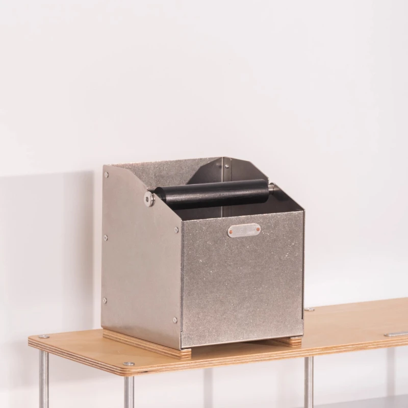 

[New] Separate slag bucket, large-capacity bar counter stainless steel coffee utensils