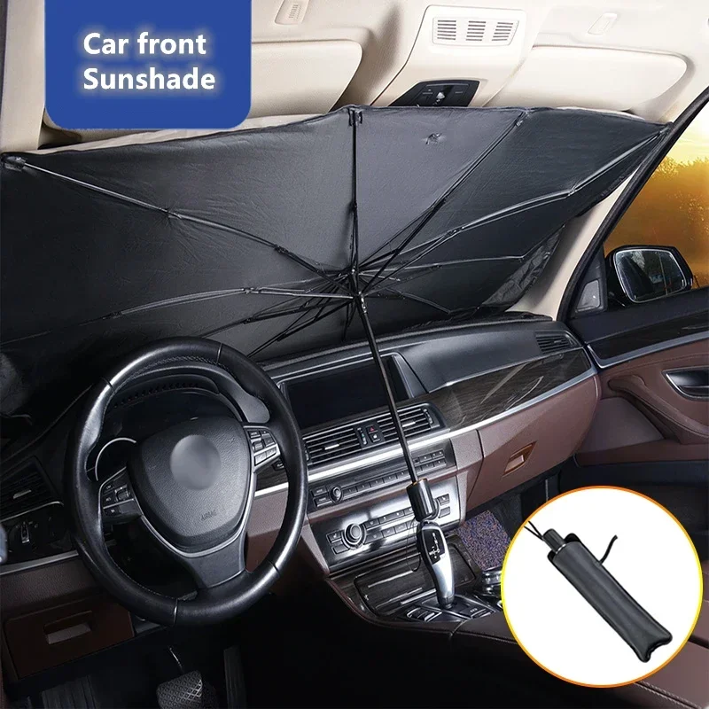 

Car Sun Shade Protector Parasol Auto Front Window Sunshade Covers Car Sun Protector Interior Windshield Protection Accessories