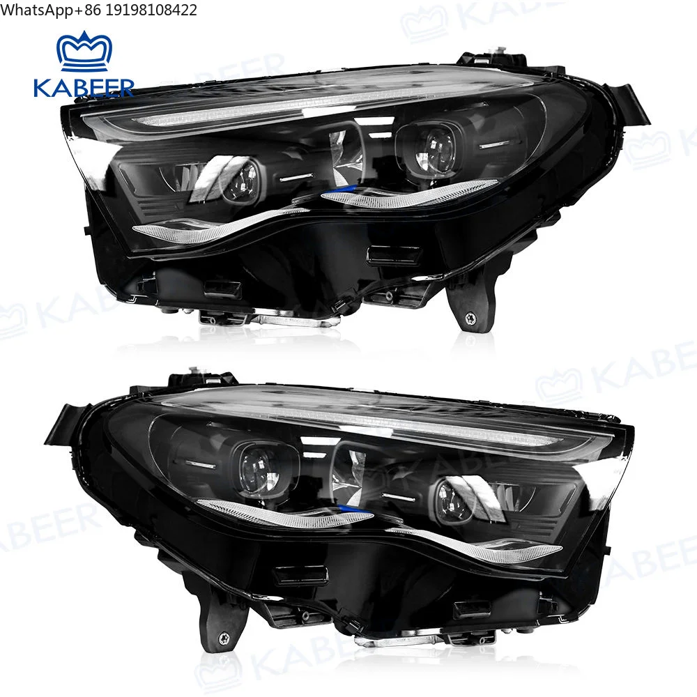 Modified W214 LED Headlight for Benz E Class 2016-2021 W213 Headlight Upgrade W214 Matrix Laser Headlight Multibeam Headlamp