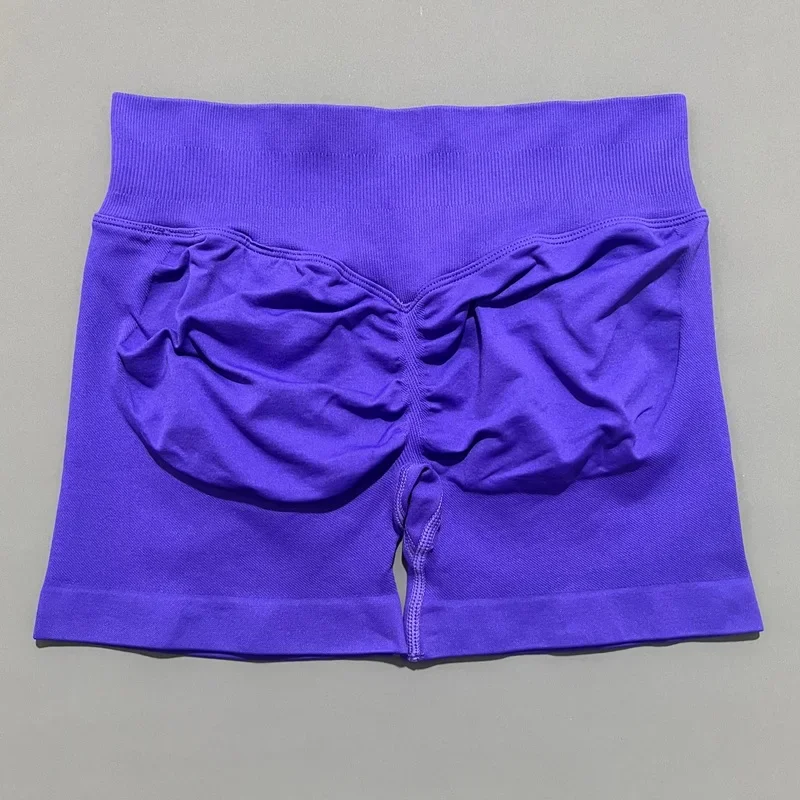 HISTELLO Sportshorts 4.5" Dames Yoga Shorts Naadloze Lage Taille Scrunch Bum Gym Leggings Workout Stretch Fitness Sportshorts - afbeelding 1