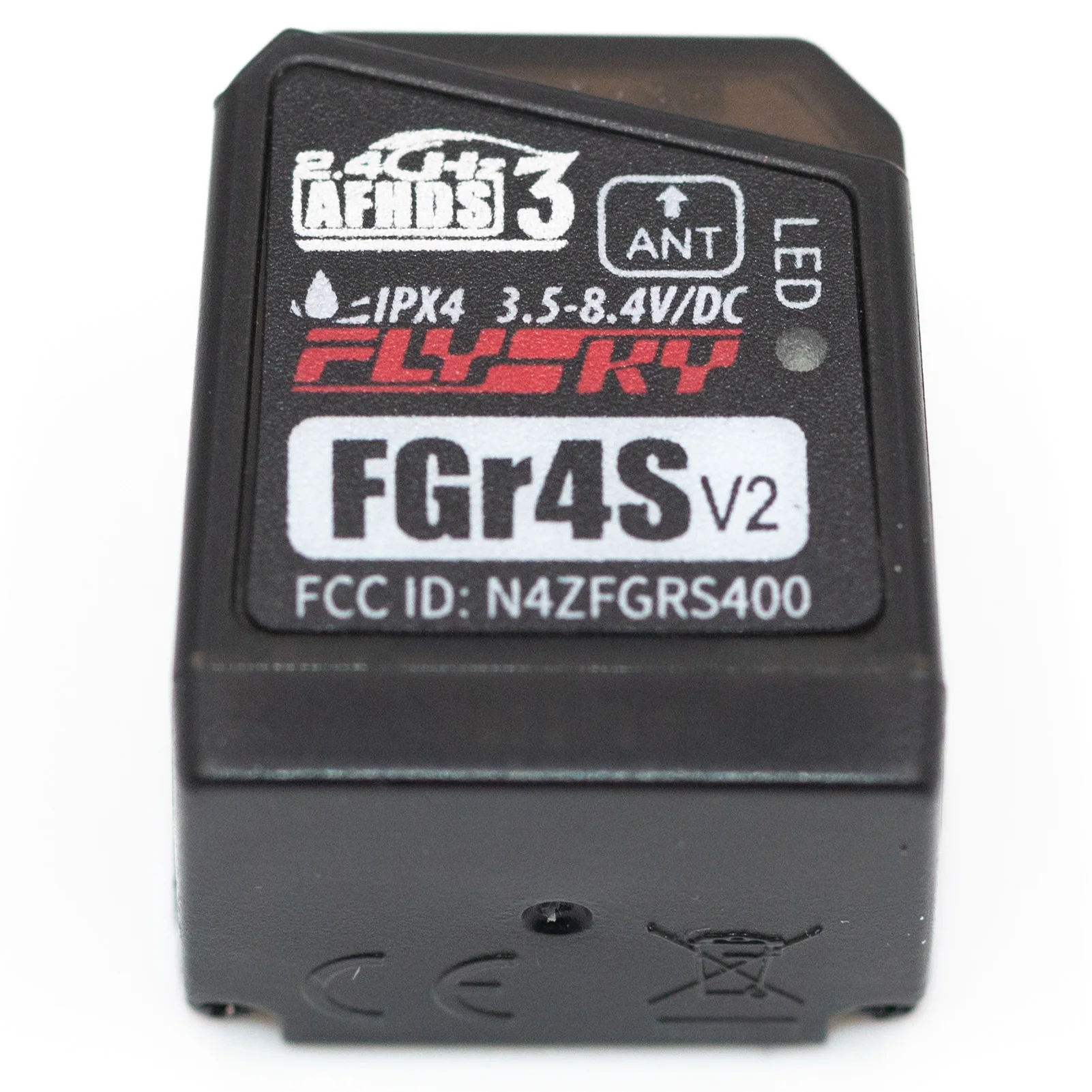 Flysky FGR4S V2 Receiver AFHDS 3 Built-in Single-Antenna Bidirectional PWM /PPM / IBUS Output Receiver for NB4 PL18 Transmitter