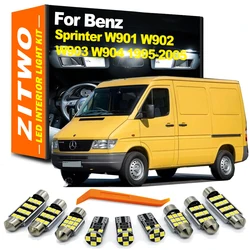 ZITWO 8Pcs LED Interior Dome Map Reading Light Kit For Mercedes Benz Sprinter W901 W902 W903 W904 1995- 2001 2002 2003 2004 2005