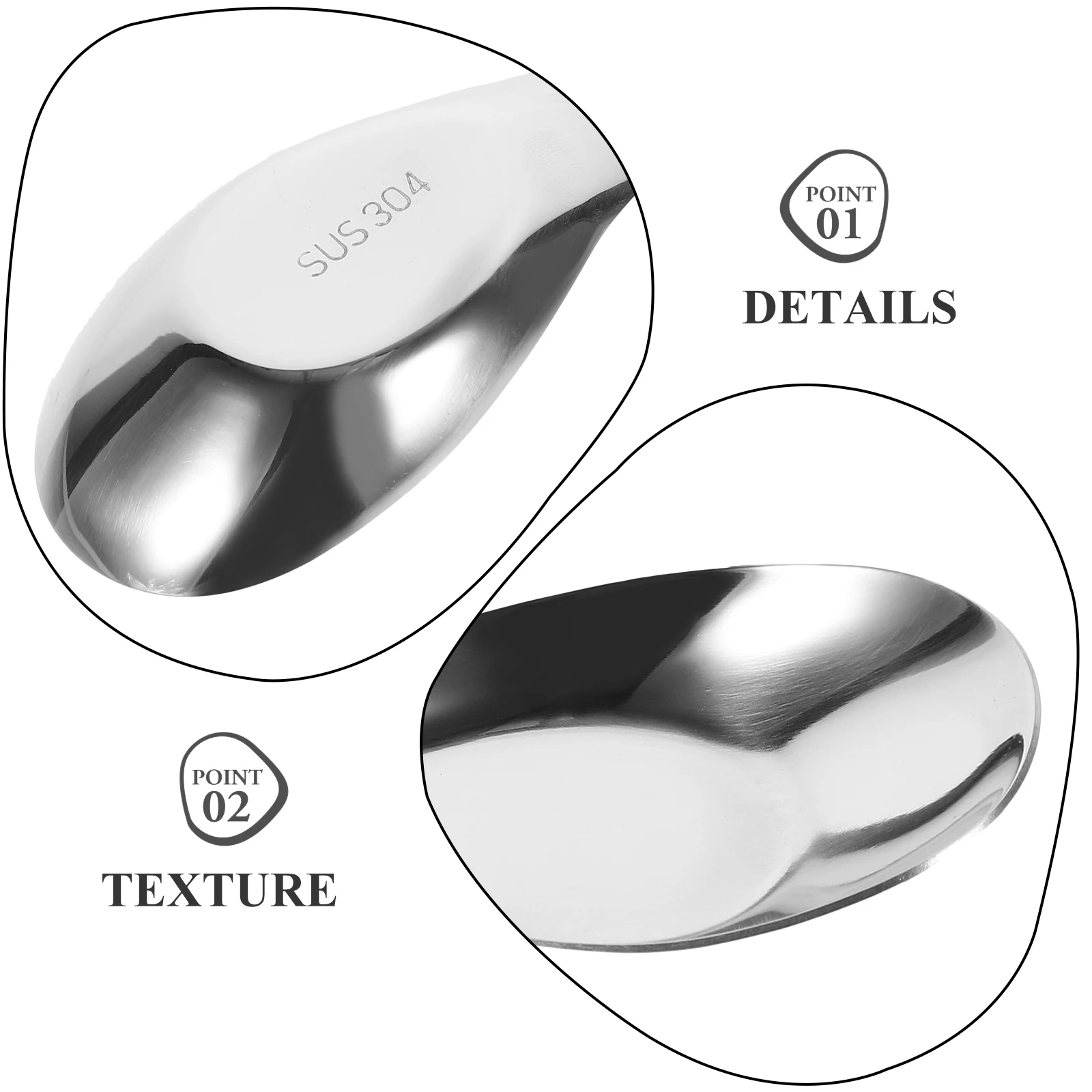 

2Pcs Stainless Steel Flat Bottom Spoons Oil-Free Scratch Resistant Long Handle Restaurant Kitchen Utensils Fried Rice Soup