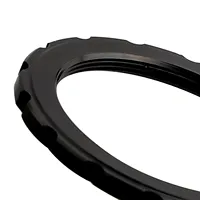 Premium For Fulcrum Bike Center Lock Disc Brake Rotor Cover Aluminum Alloy Material Black Color 44x44x3mm Size