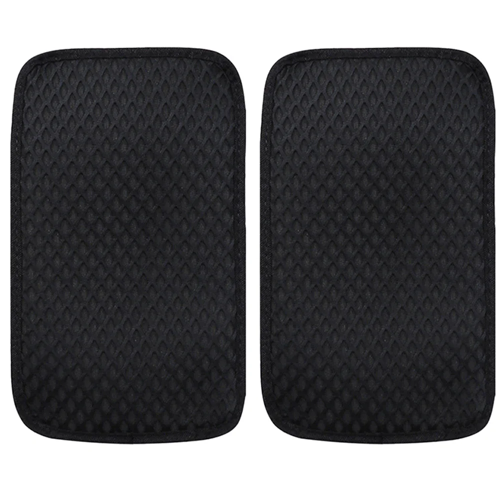 

2 pcs Car Armrest Cover Center Console Pad Breathable Mesh Cloth Non-Slip Pet Claw Protection Durable Comfortable Seat Box