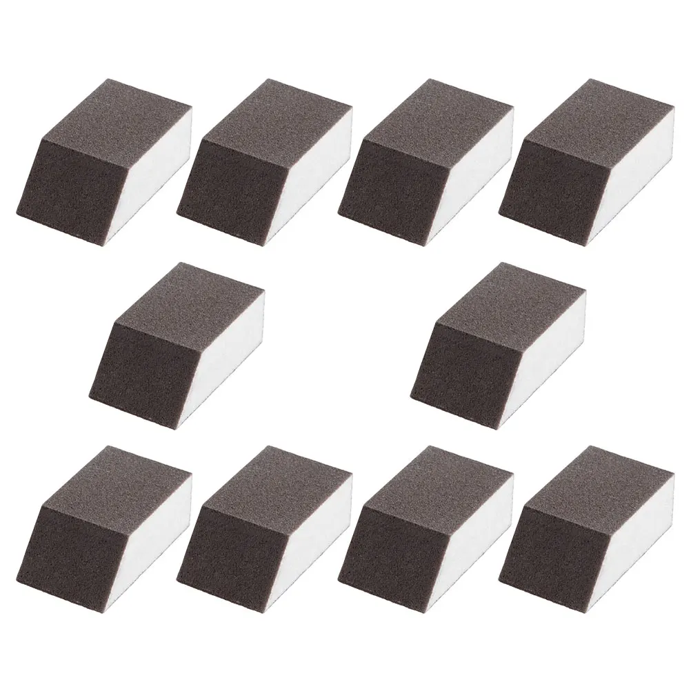 

10 Pcs Carborundum Sponge Fine Cleaning Brushes Household Multi Function Scrub Sponges Reusable Home Accessories