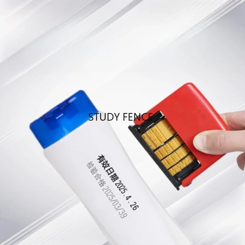 Self-inking Date Stamp MFG/EXP Date Stamp for Factory Manufacture Supermarket Store Office School Bank Stamps Household Items