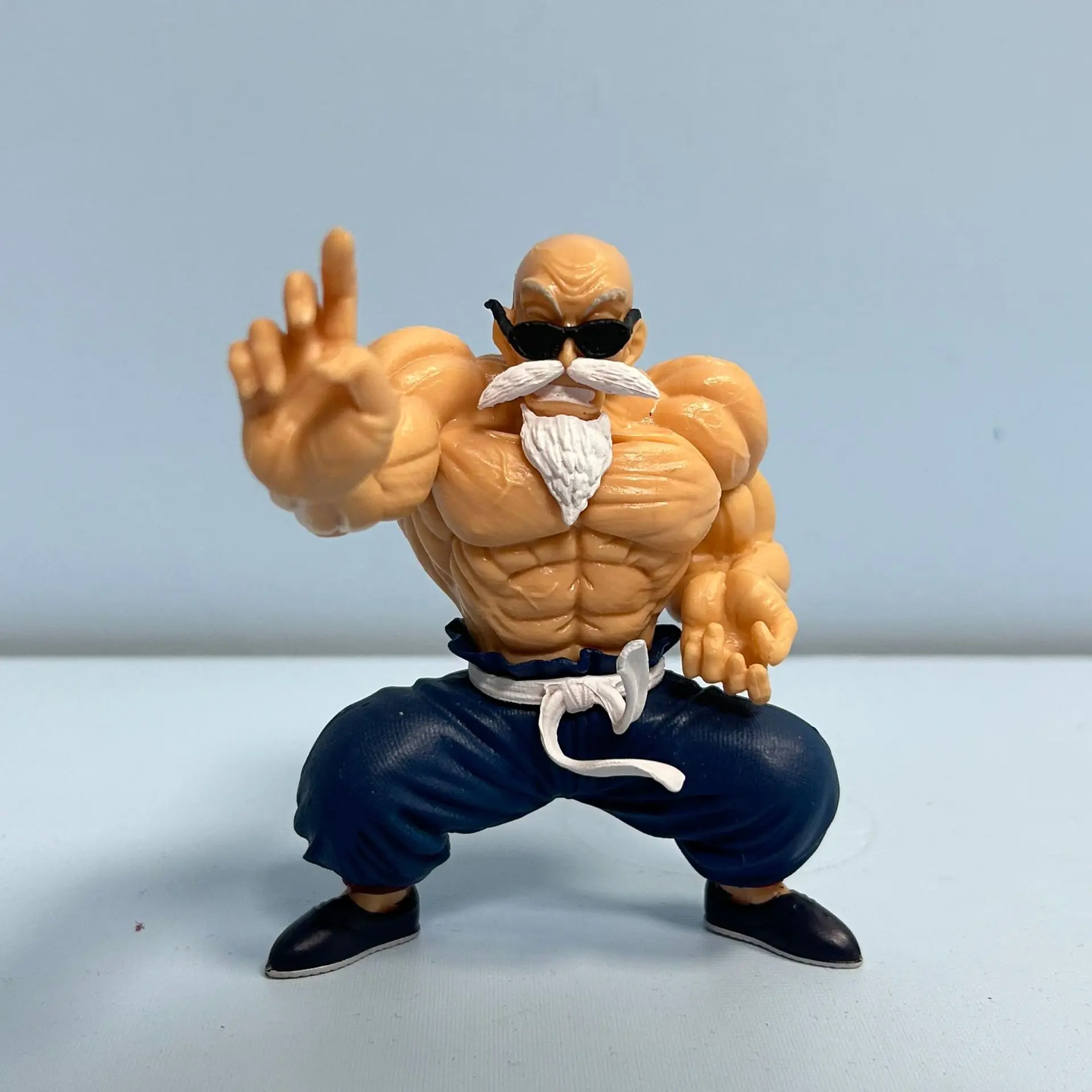 9cm Anime Dragon Ball Mini Figure Goku Kame Sennin Figurine Muscle Master Roshi PVC Action Figure Model Children Dolls Gift Toys