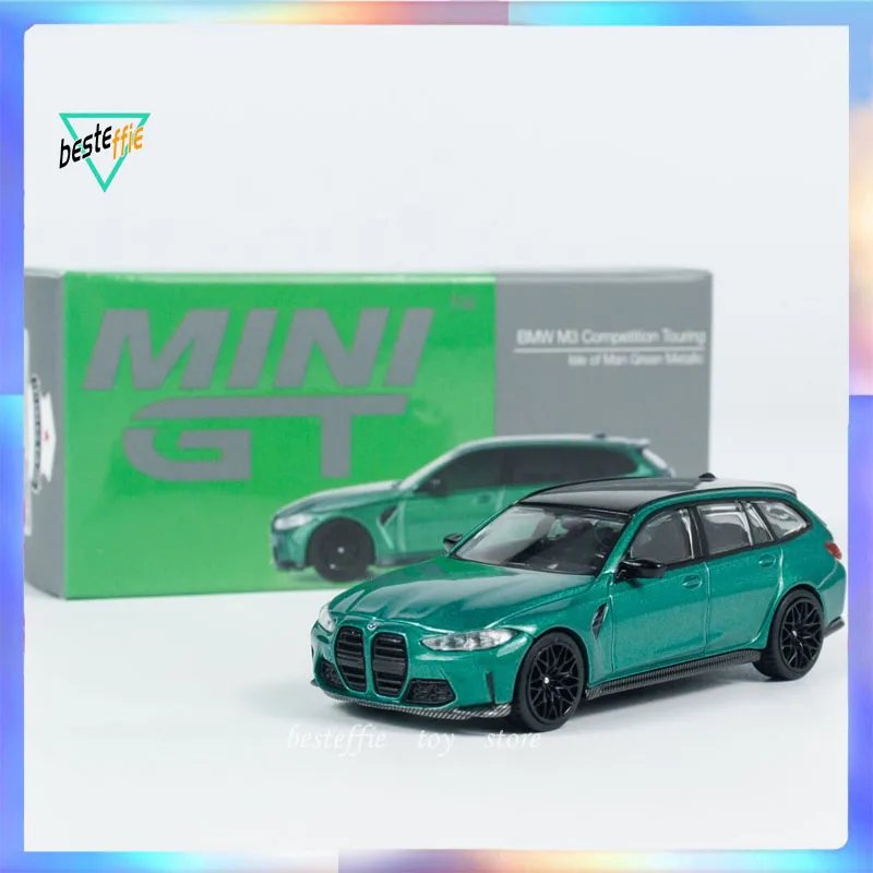 Modèle de voiture Mini Gt 1/64 BMW 3, modèle de voiture en alliage, salle de simulation, affichage d'ornement, voitures de collection garçon, cadeau d'ami