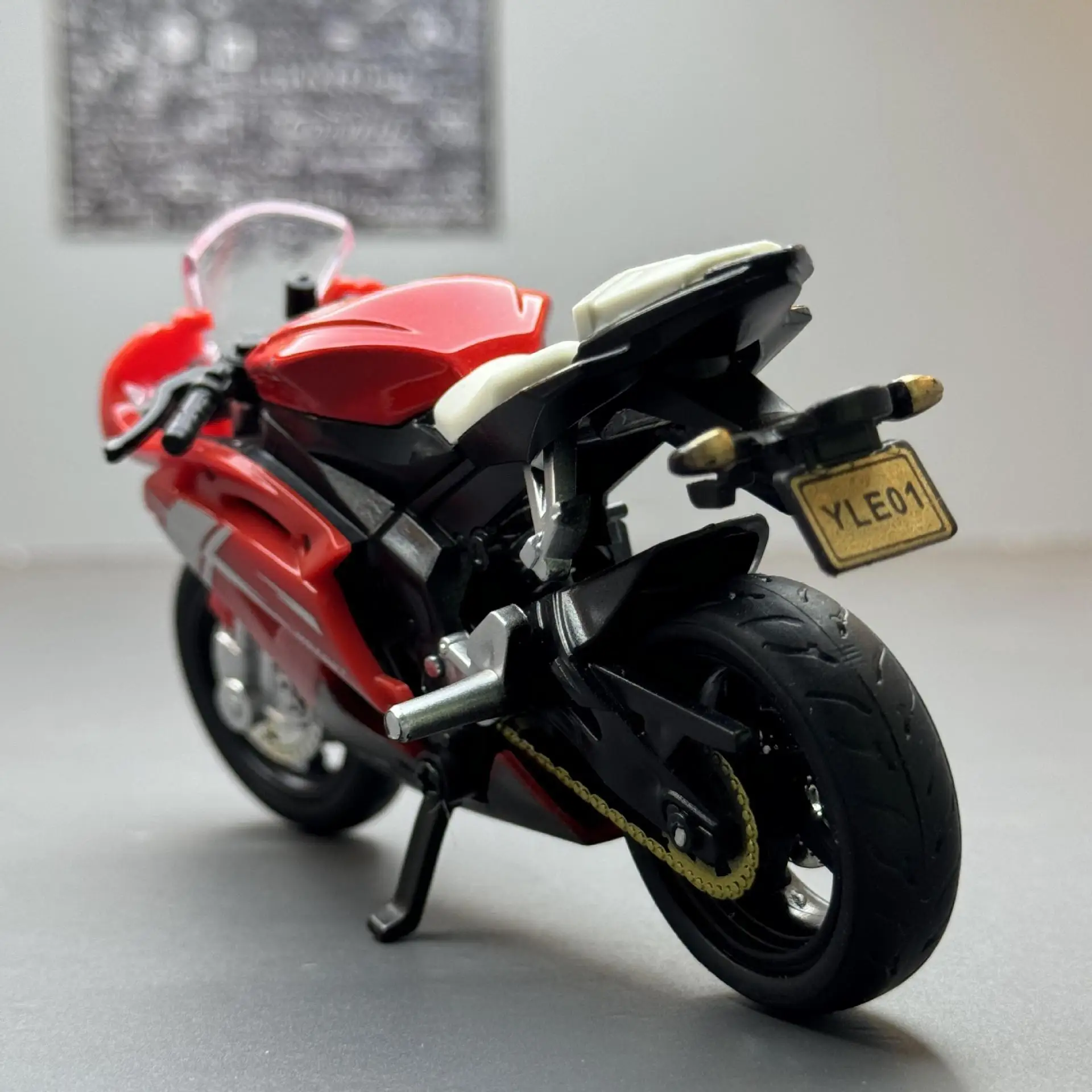 1:18 Scale Yamaha R6 Alloy Scooter Sport Bike Figurines Diecasts Decor Motorcycle Racing Model Replicas Collection Gift For Boys