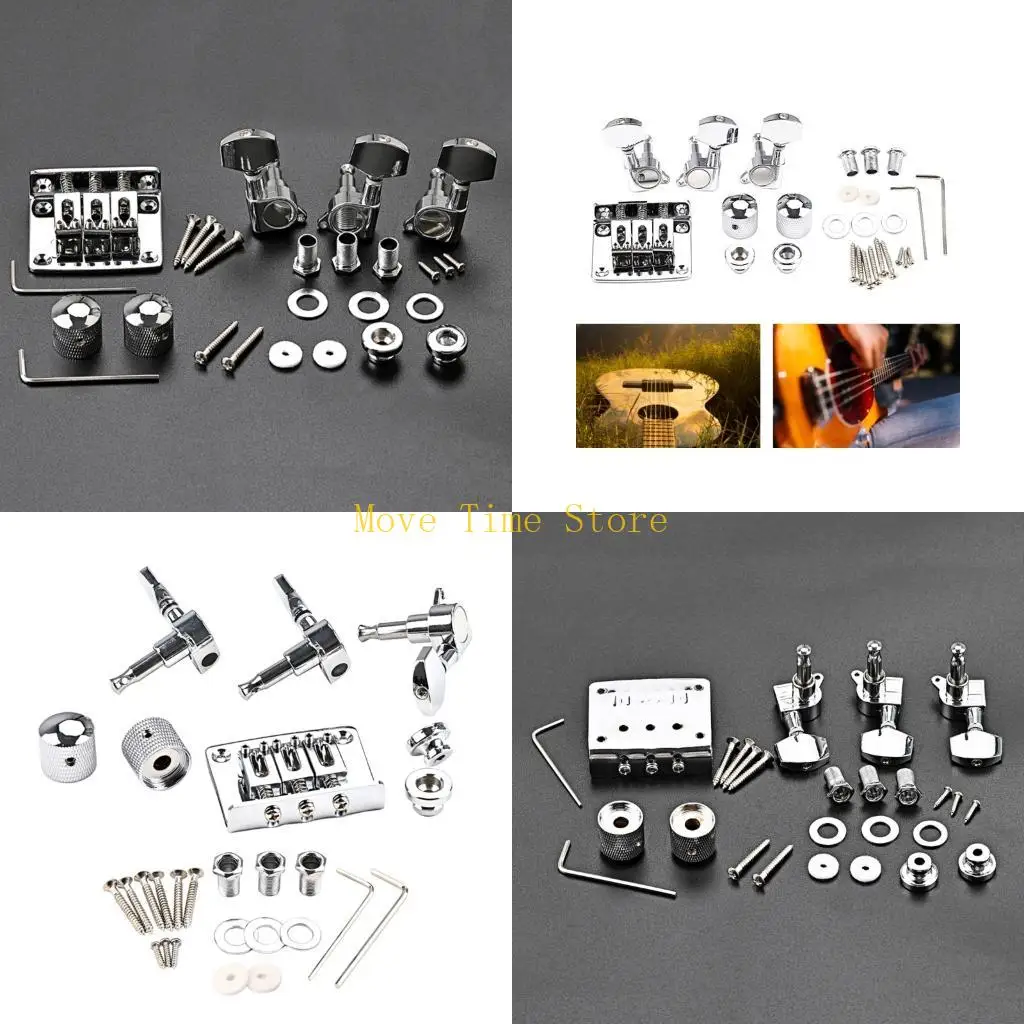 

92ME Универсальные колки для гитары с 3 стальными струнами в сборе в сборе с закрытым замком