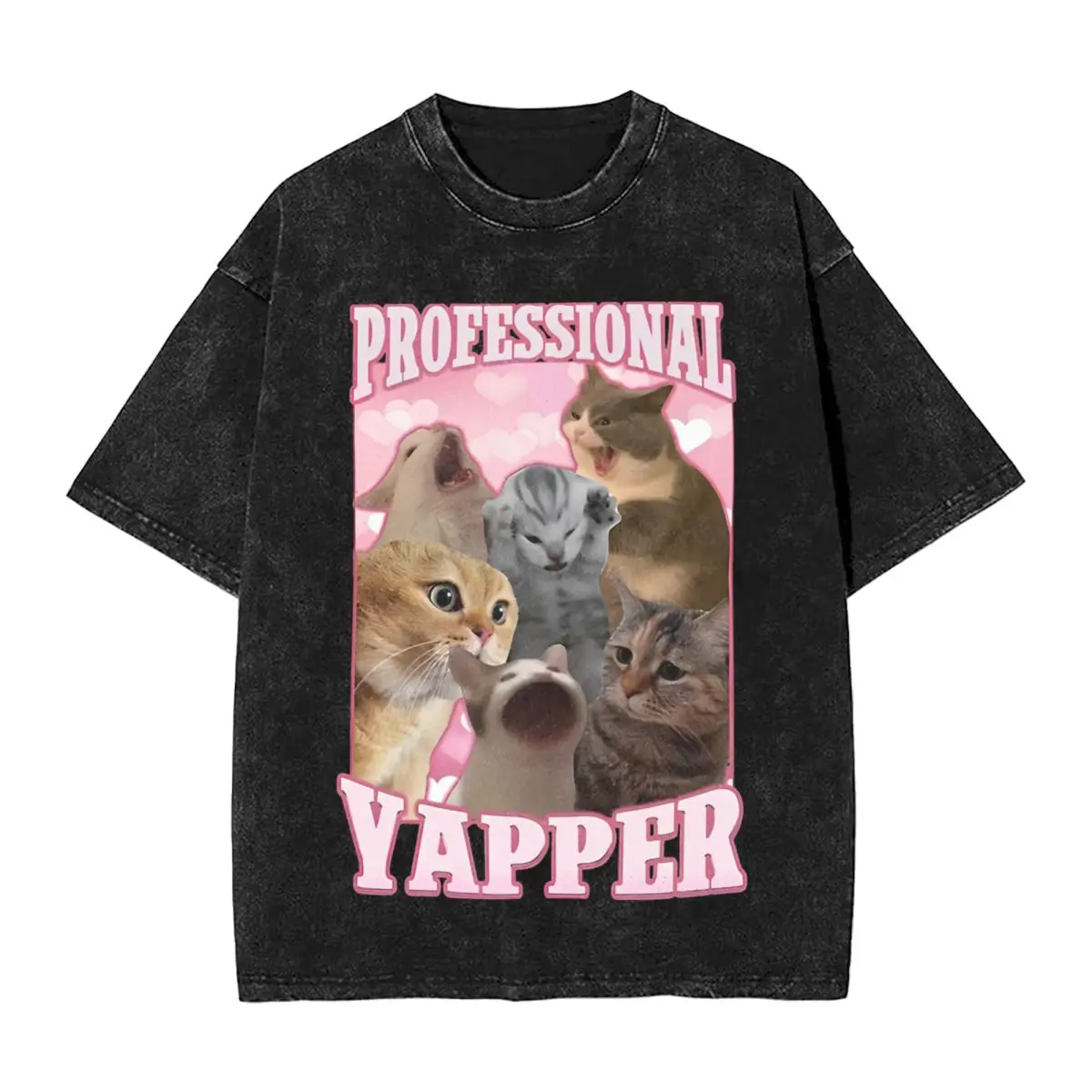 Men's Professional Napper Funny Cat Meme T Shirts Tops Summer Awesome Short-Sleeve T-Shirt O-Neck Novelty Casual Tee Shirt