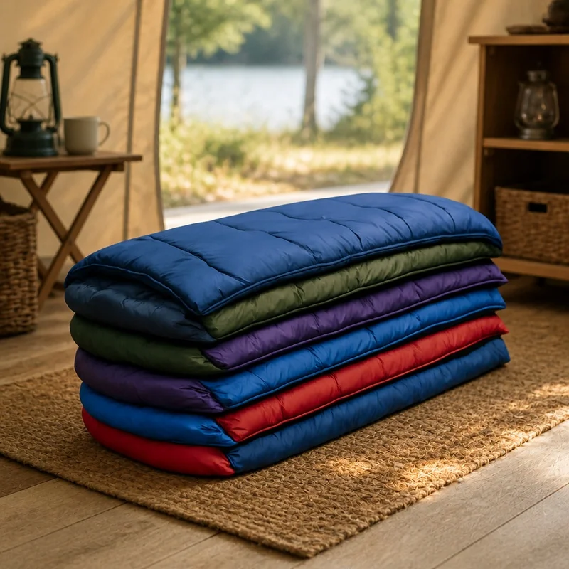 Lightweight Waterproof Sleeping Bag Envelope for Outdoor Camping and Hiking, Warmth Suitable for All Seasons