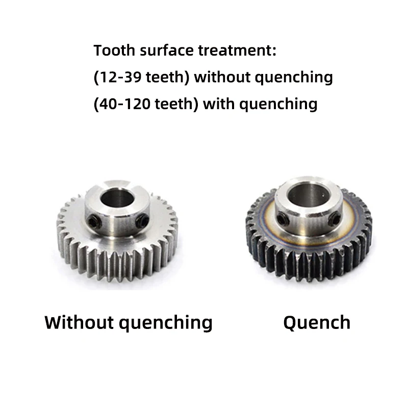 Engrenagem convexa 1 mod 18/20/22/30/32/33/35/36/38/40/42t 1m20t motor chefe cremalheira de engrenagem para motor com furo de eixo 4/5/6/6.35/7/8/10/12mm