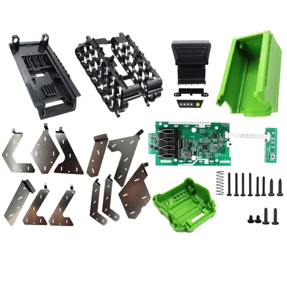 

1set Li-ion Battery Case Charging Protection Circuit Board PCB For 40V Lawn Mower Power Tool Parts Accessories