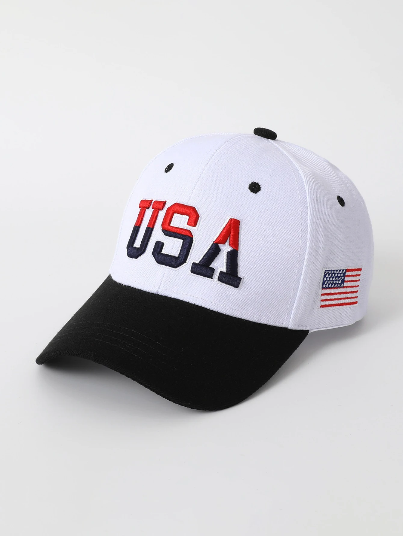 1PCS Fashion American alphabet embroidered baseball cap American flag pattern baseball cap Girls boys all-purpose baseball cap