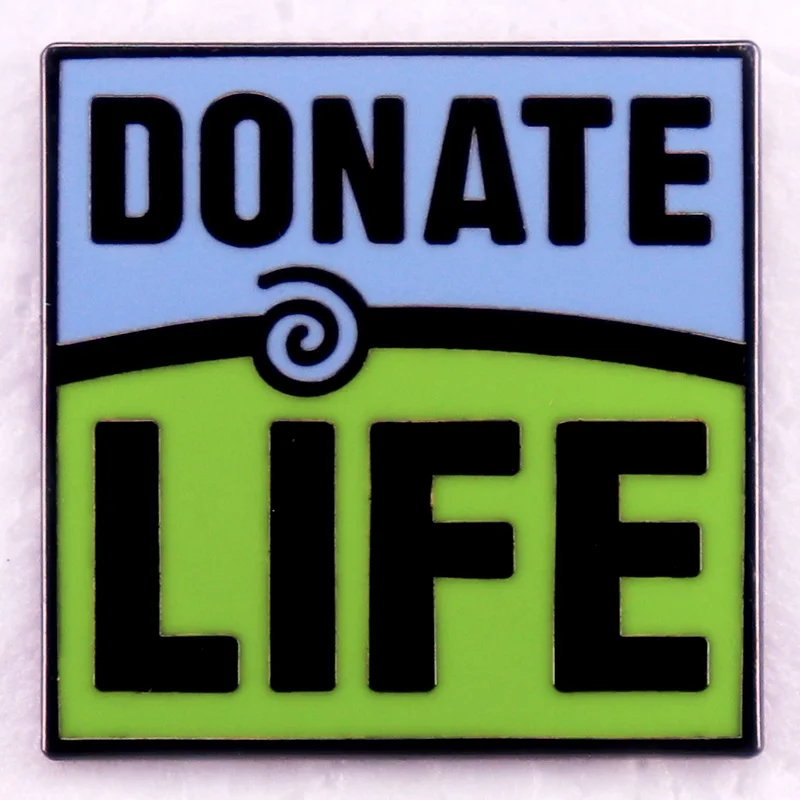 Эмалированная заколка Donate Life для пожертвования органов, значок на лацкан, Винтажная брошь, значок Эмалированная заколка Donate Life для пожертвования органов, значок на лацкан, Винтажная брошь, значок