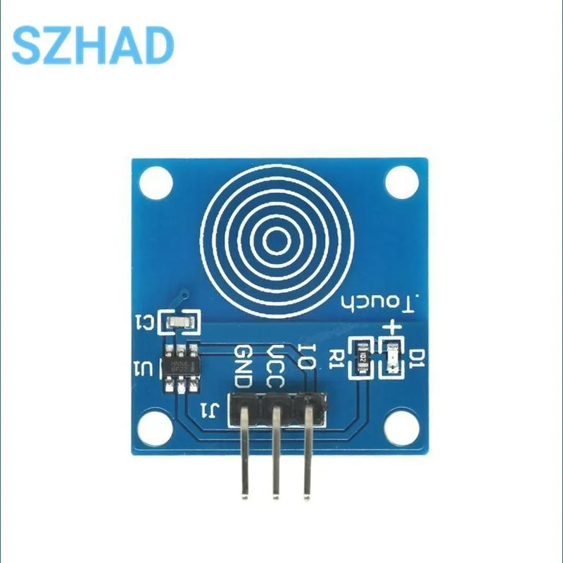 10PCS Touch Switch Module TTP223B 1 Channel Jog Digital Capacitive Touch Sensor For Arduino DIY KIT