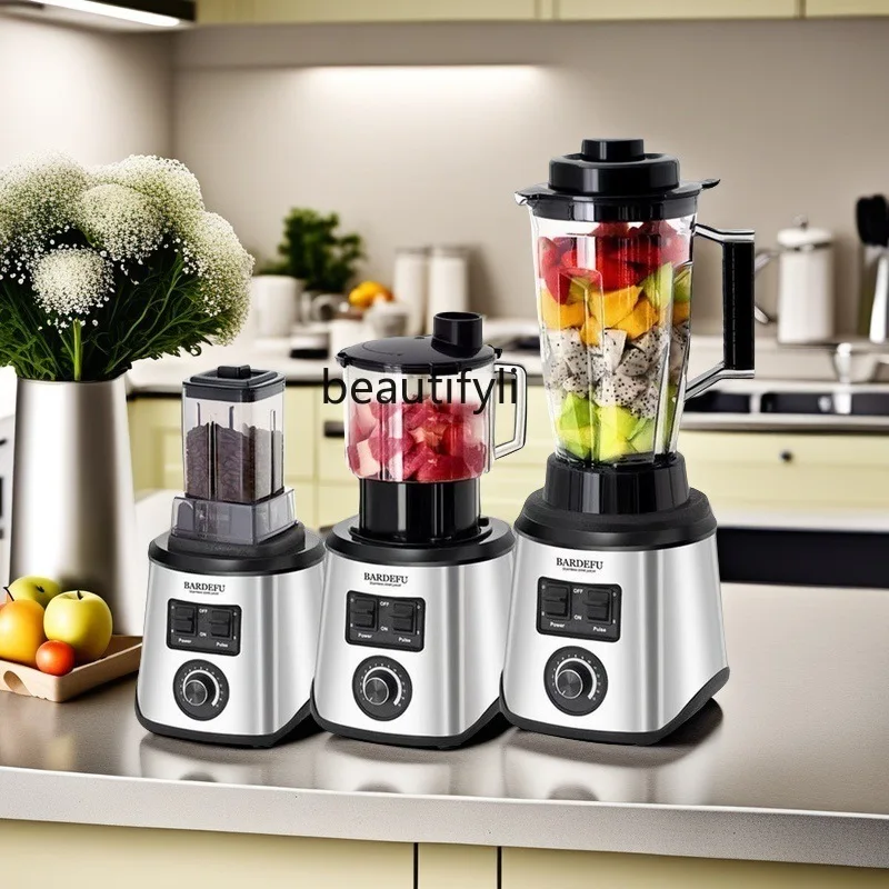 3L6in Stainless Steel Large Capacity Metal Wall Breaker 3-4 Juicer