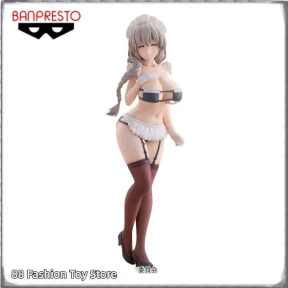 

Оригинальный БАНПРЕСТО БЛЕСК И ГЛАМА Узаки-чан хочет играть! Узаки Цуки горничная стиль 27 см аниме фигурка модель игрушка подарок орнамент