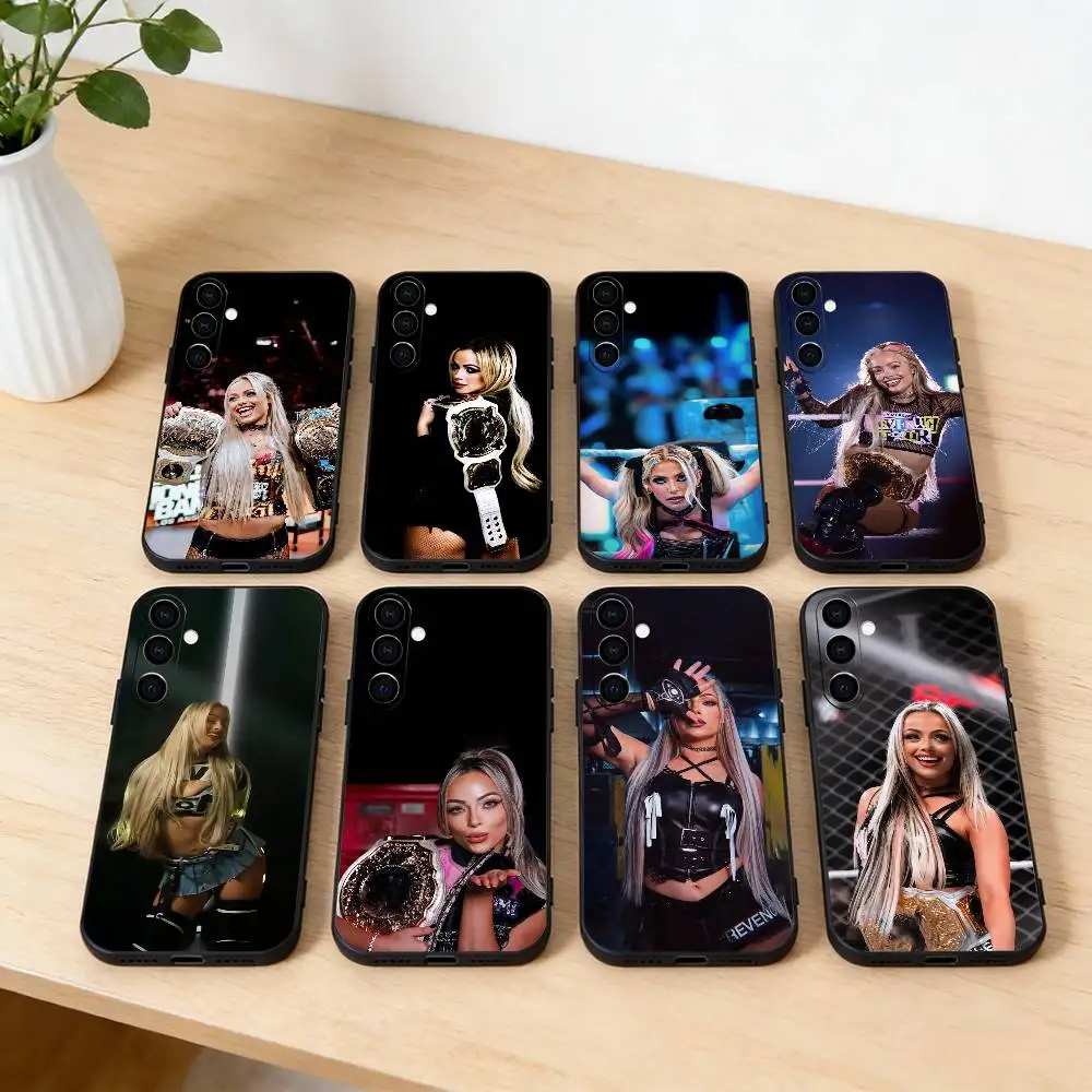 Чехол для телефона L-Liv Morgan для Samsung Galaxy A20,21s,,22,31,32,52,53,72,73,80,91 Soft Black Shell