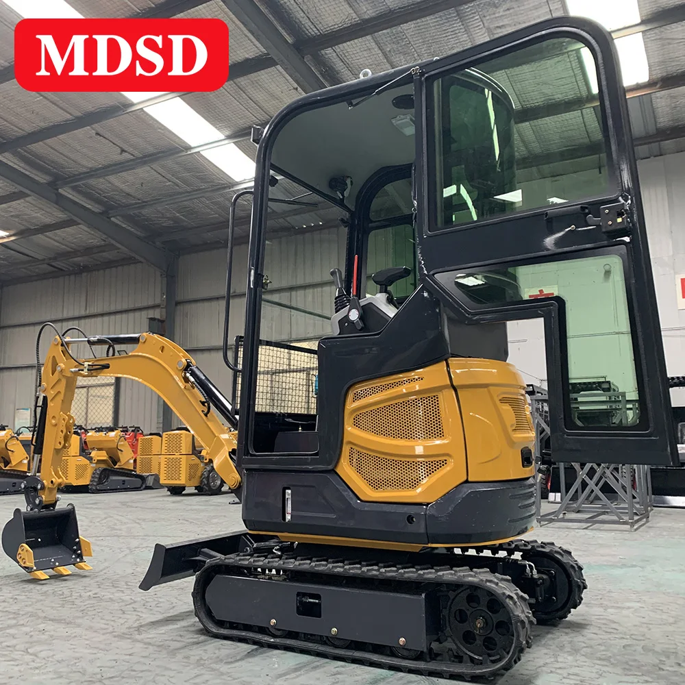 Customization Agricultural 0.8-2 Ton Mini Excavator Crawler Small Micro Digger EPA/CE Hydraulic Mini Excavators Cabin Price