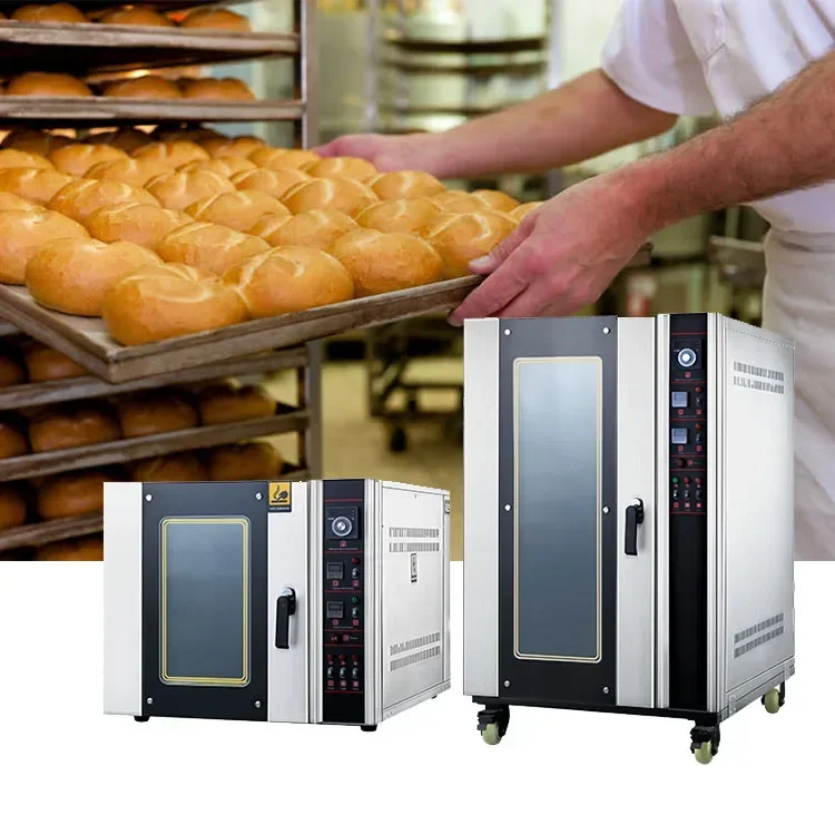 bakery equipment electric for 3 4 5 6  trays industrial commercial baking oven convection ovens for bread with air fryers