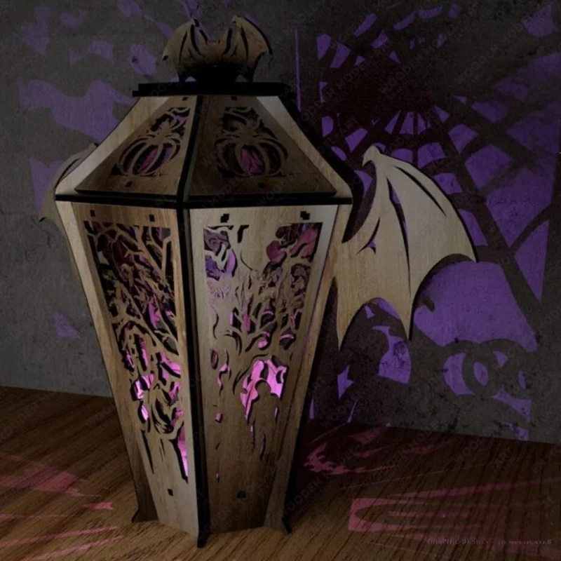 Halloween Bat Lamps…