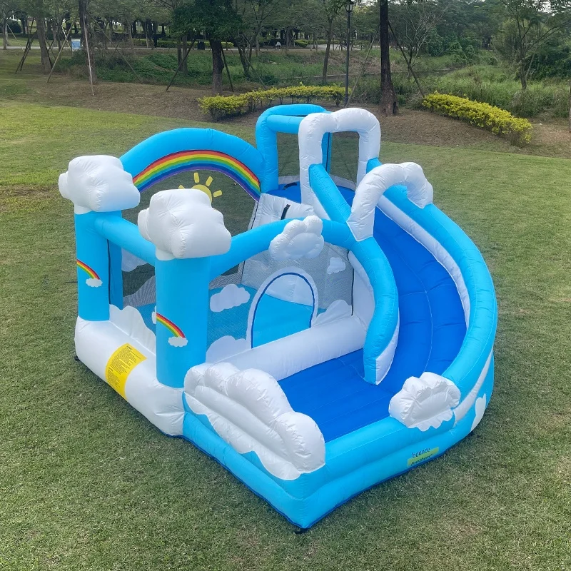 Interesting manufacture fashion indoor outdoor park inflatable bounce house inflatable jumping bouncy castle trampoline combo