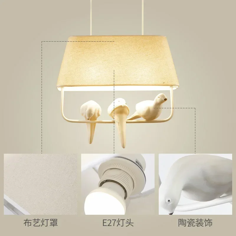 bird sculpture chandelier for living room dining bar lamp chandelier bedroom minimalist modern Art Chandelier
