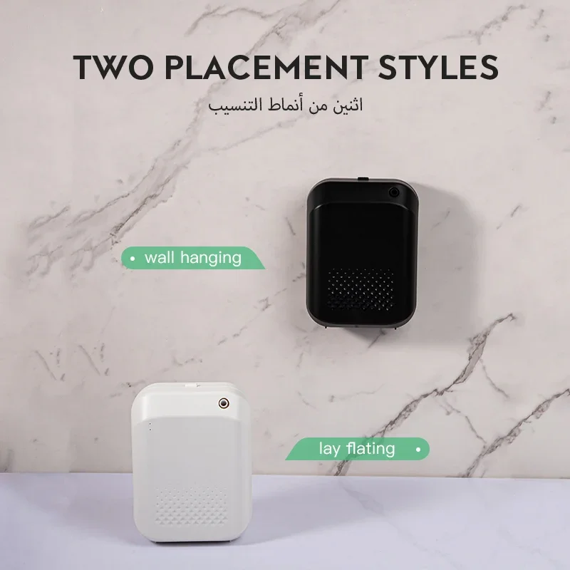 NAMSTE Aromatic Oil Diffuser Electric Air Freshener Machine Battery Wall Hanging Waterless Essential Oil Diffuser For Hotel Home image 5