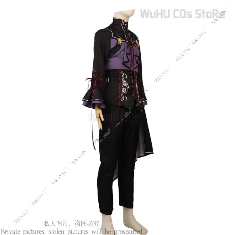 Ayase Mayoi Anime Ensemble Stars 2 Cosplay Costume Men Halloween Carnival Role Play Wig Jacket Pants Belt Accessories Full Suit