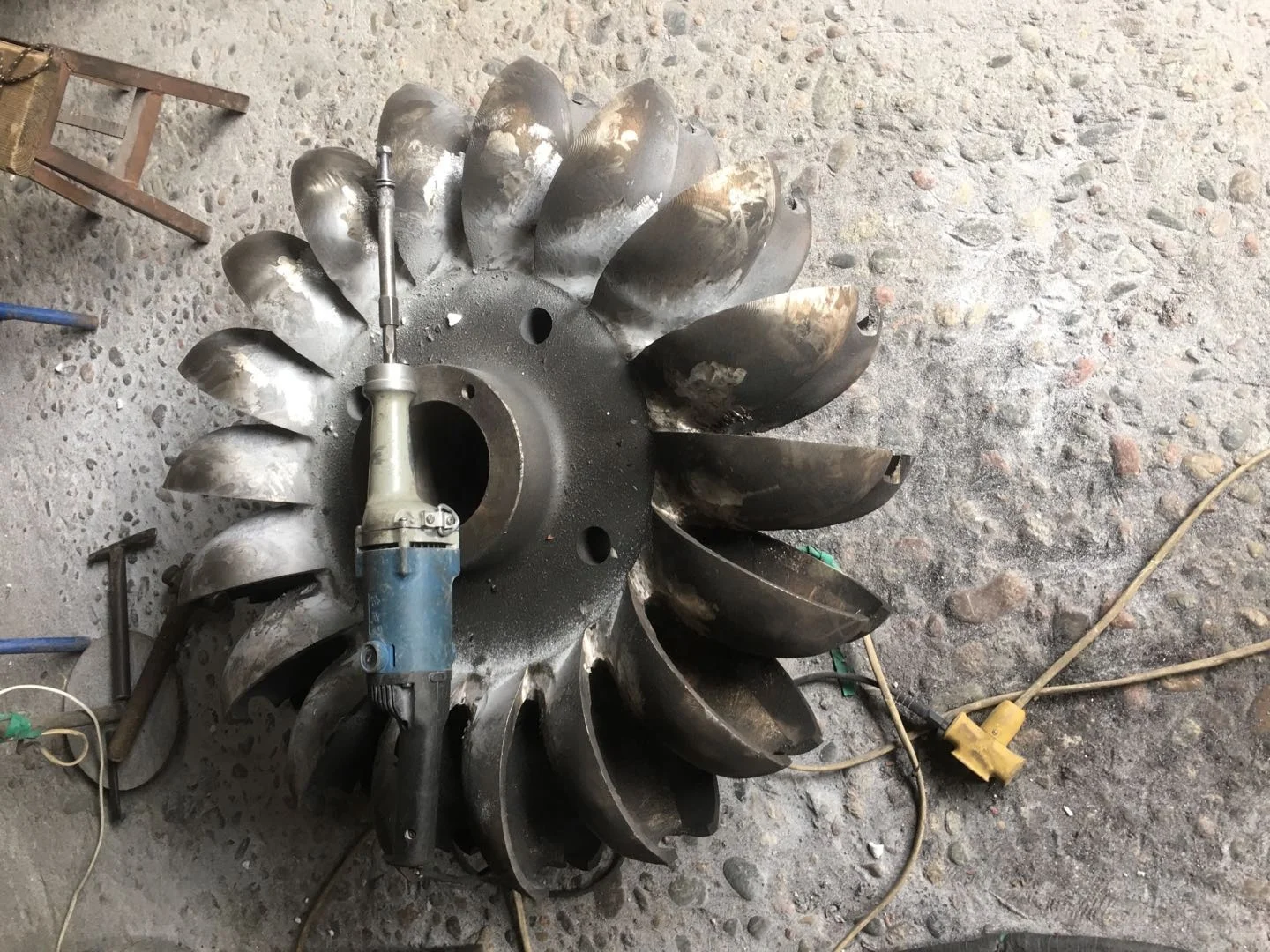 Mini Hydro Turbine Pelton Loper Rad Edelstahl