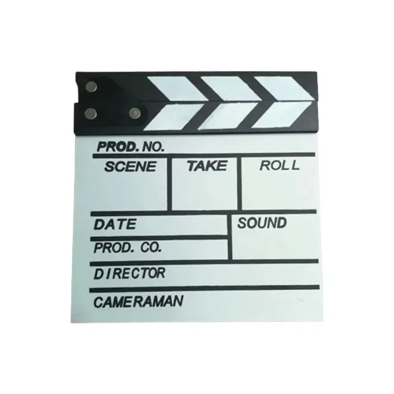 1 Stück Holz-Regieklappe für Video- und Filmproduktionen, Fotografie-Requisite, Vlog-Aufnahmen – Detail 6