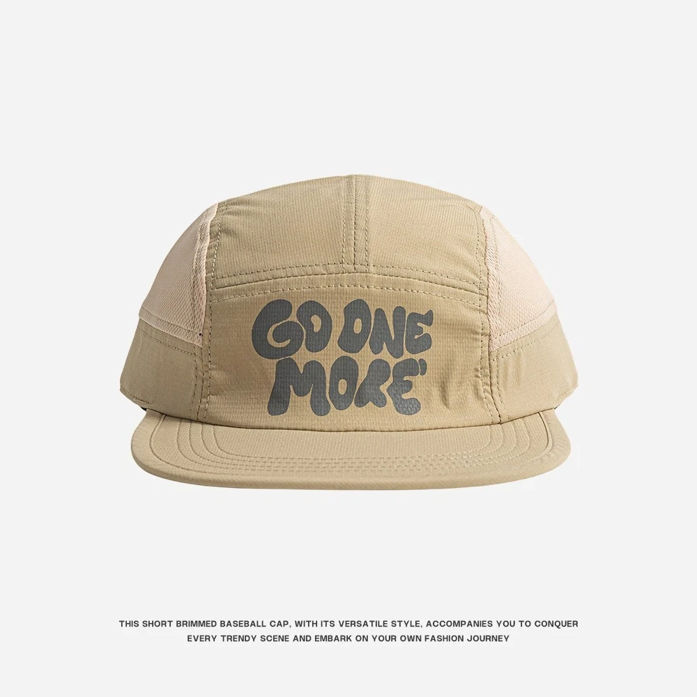 Fashion Thin Baseball Cap Quick-dry Flat Brim Sports Mesh Cap Breathable Sun Protection Sun Hat Summer