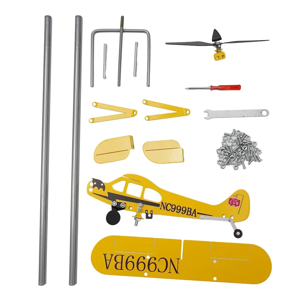 

Hot Brandnew Outdoor Weather Vane Wind Direction Airplane Shape Garden Decoration Metal Multi-layer Wind Spinner