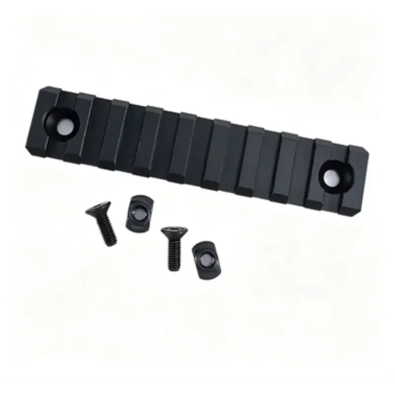 Taktische 20-mm-MLOK-Metallschiene, CNC-gefräste Schienenabschnitte, universelles Zubehör für Spielzeug-Handschutzvorrichtungen für den Außenbereich – Detail 4