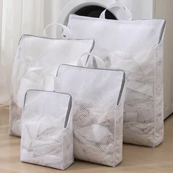 Mesh Laundry Bag Washing Machine Shoes Travel Storage Net Bags Portable Anti-deformation Family Underwear Care Protect Organizer