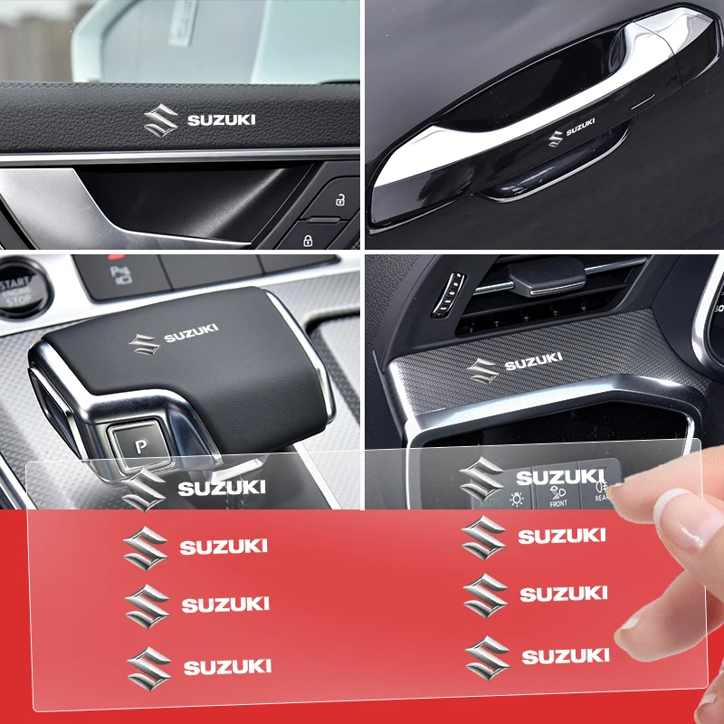 

Car Interior Random Stickers Car Steering Wheel Decals Styling for Suzuki Swift Sport Jimny Grand Vitara Alto SX4 Across Ignis