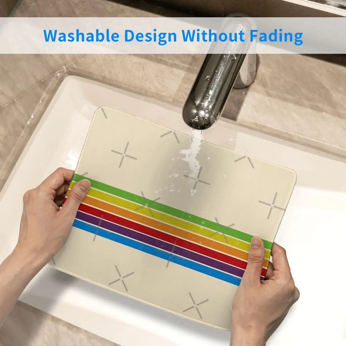 IRetro-Coussinets de clavier en caoutchouc